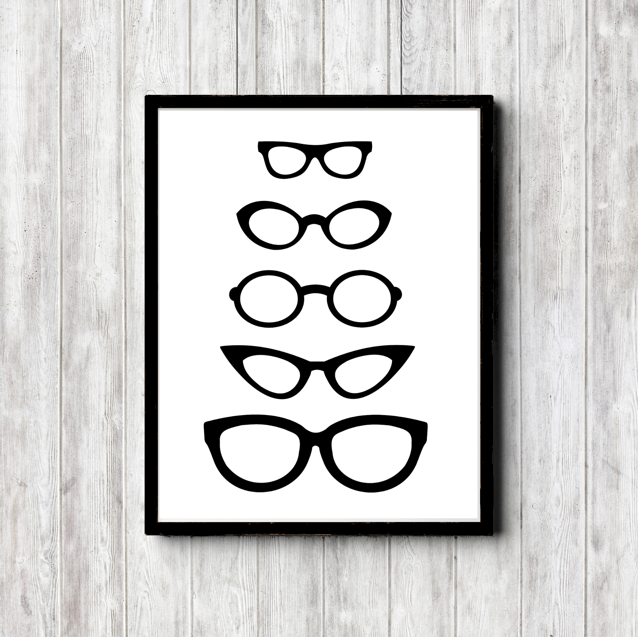 Blank picture on the wall. wooden frame. Blank picture on the wall. wooden frame.