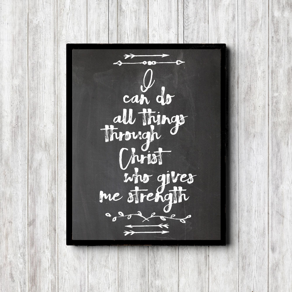 I Can Do All Things Printable
