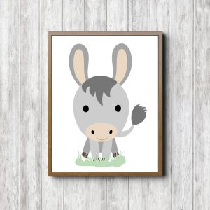 Gender Neutral Cute Donkey