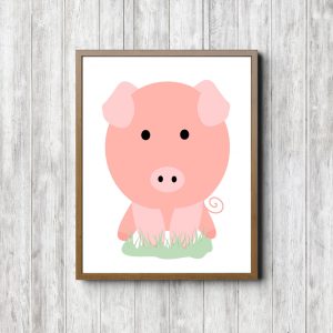 Children's Room Cute Piglet