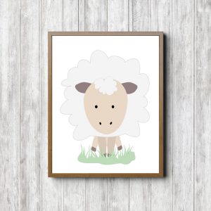 Cute Sheep Farm Animal