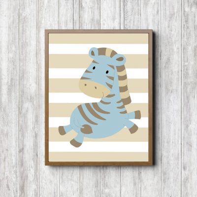 Boys Nursery Zebra Baby