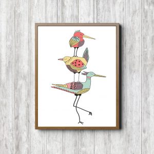 Three Birds Wall Art