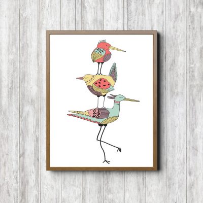 Three Birds Wall Art