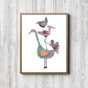 Three Quirky Little Birds