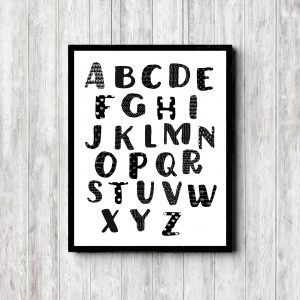 Scandinavian Upper Case Alphabet