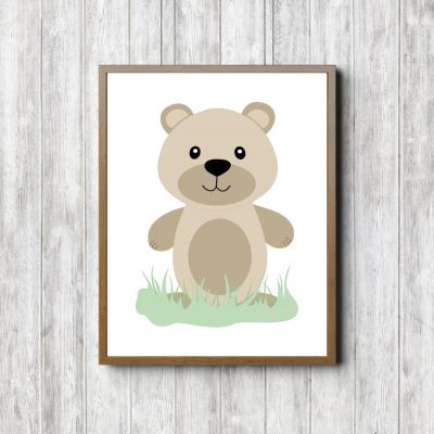 Cute Bear Forest Animal