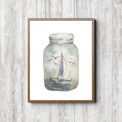 Sailboat In A Bottle