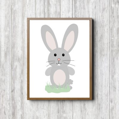 Cute Bunny Woodland Animal