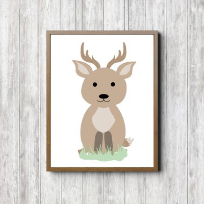Cute Deer Forest Animal