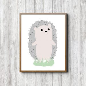 Baby Hedgehog Woodland Animal
