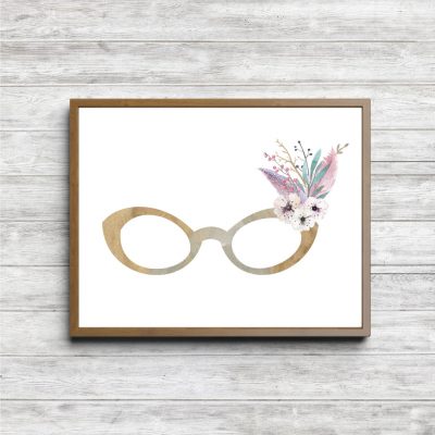 Rustic Eye Glasses Decor