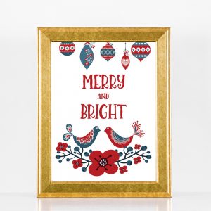 Merry And Bright Birds