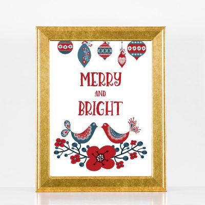 Merry And Bright Birds