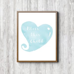 Bless This Child - Blue Heart