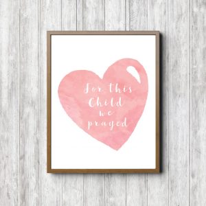 We Prayed - Pink Heart