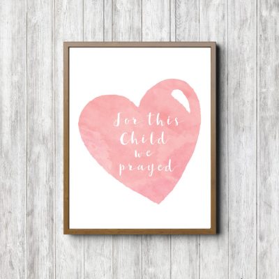 We Prayed - Pink Heart