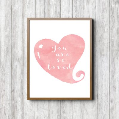 You Are So Loved - Pink