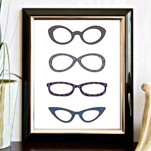 Texture Spectacles Printable Decor