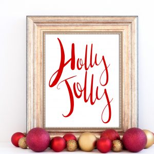 Holly Jolly Holiday Poster