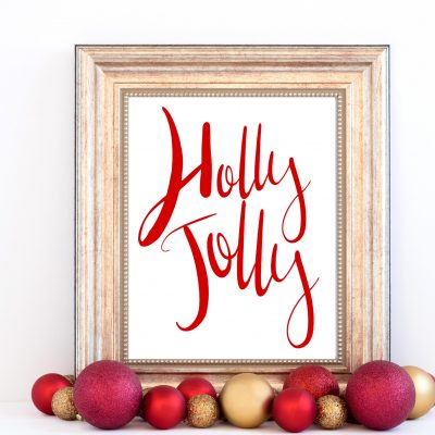 Holly Jolly Holiday Poster