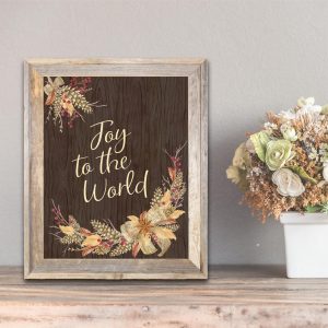 Joy To The World - Rustic