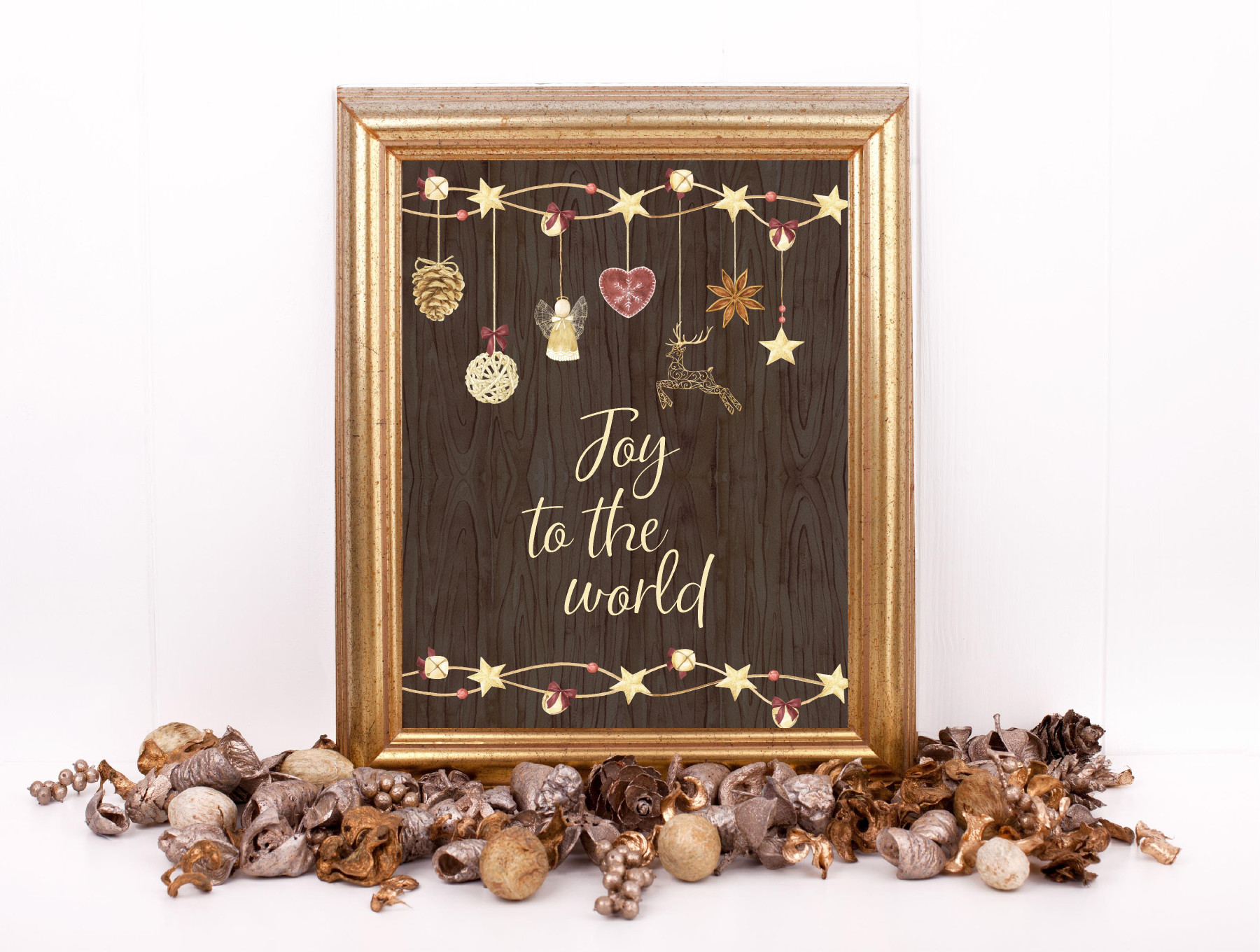 Joy To The World – Natural Printable