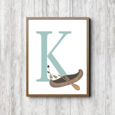 Letter K - Tribal Canoe