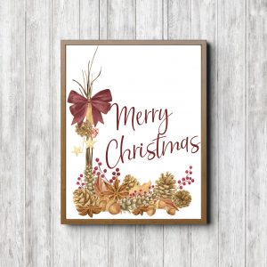 Merry Christmas Natural Bouquet