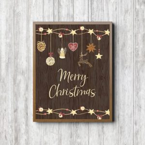 Merry Christmas Natural Twine
