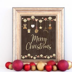 Merry Christmas Rustic Decor