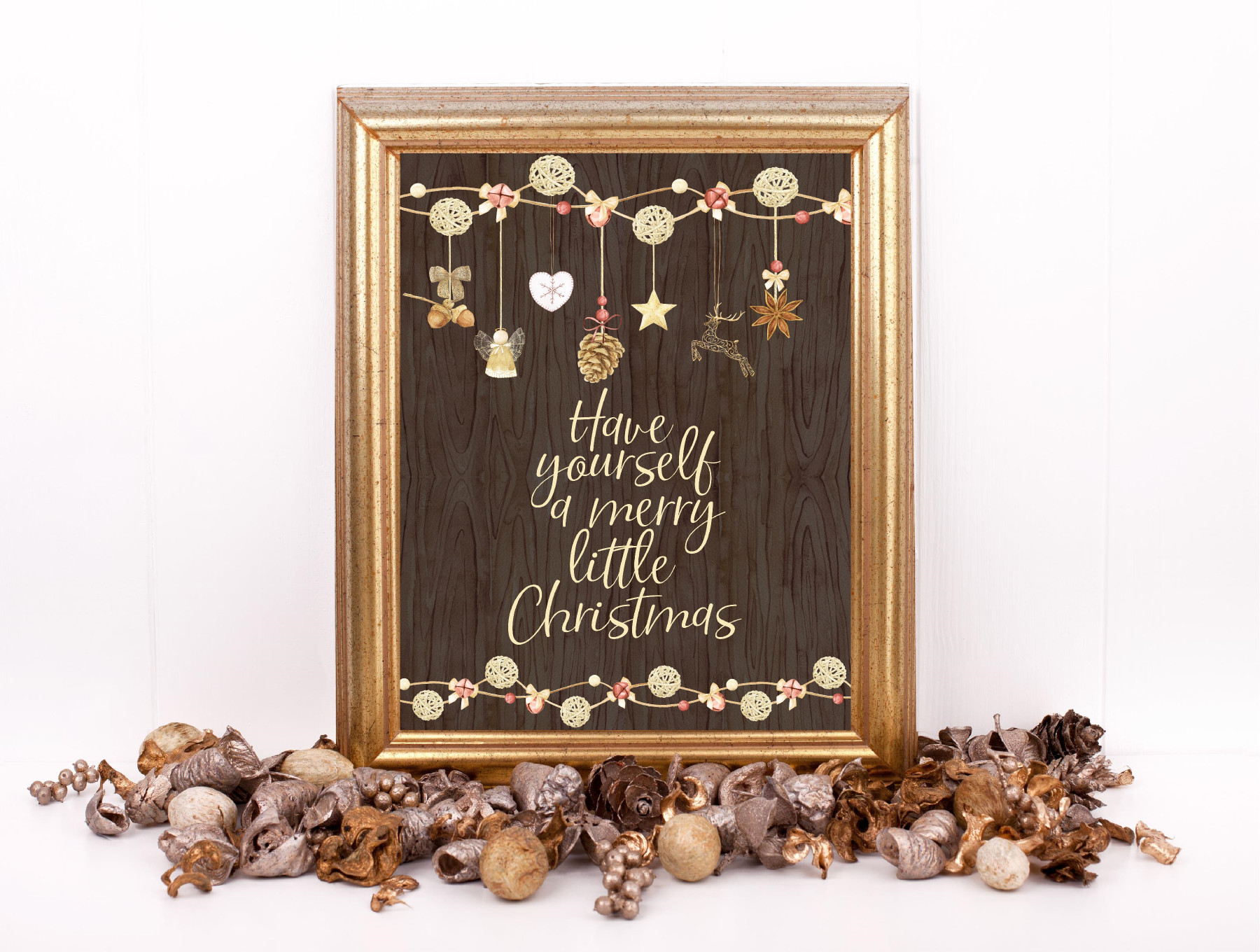 Rustic Twine Merry Christmas Printable
