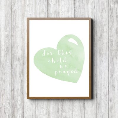 We Prayed - Green Heart