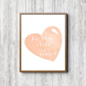 We Prayed - Peach Heart