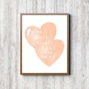 Your First Breath - Peach