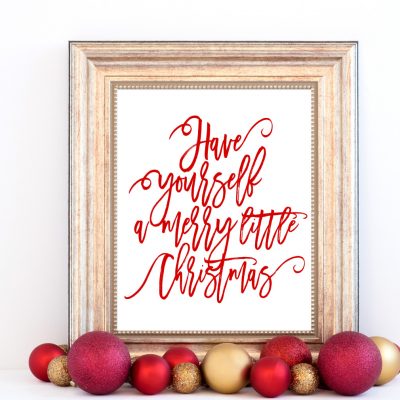 Red & White Merry Christmas