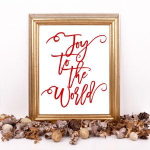 Joy To The World - Red