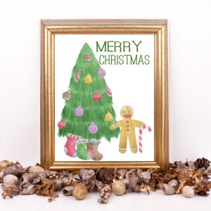 Merry Christmas Tree Decor