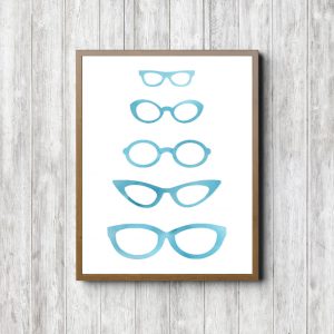 Eye Doctor Watercolor Poster