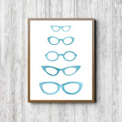 Eye Doctor Watercolor Poster