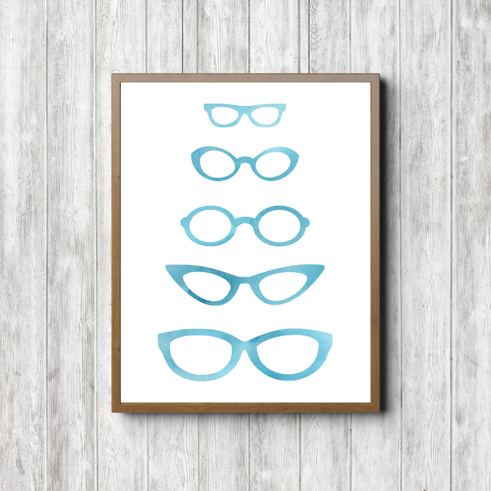 Eye Doctor Watercolor Poster Printable