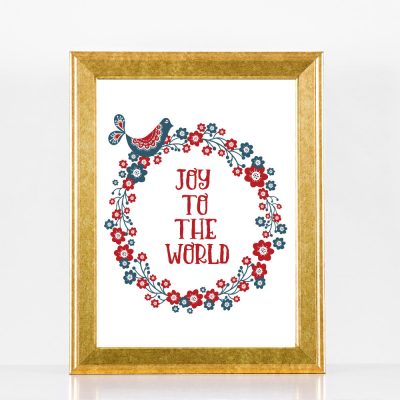 Joy To The World - Wreath