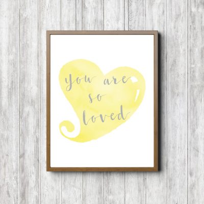 You Are So Loved - Yellow