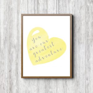Our Greatest Adventure - Yellow