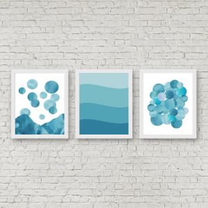 Blue Art Printable Set