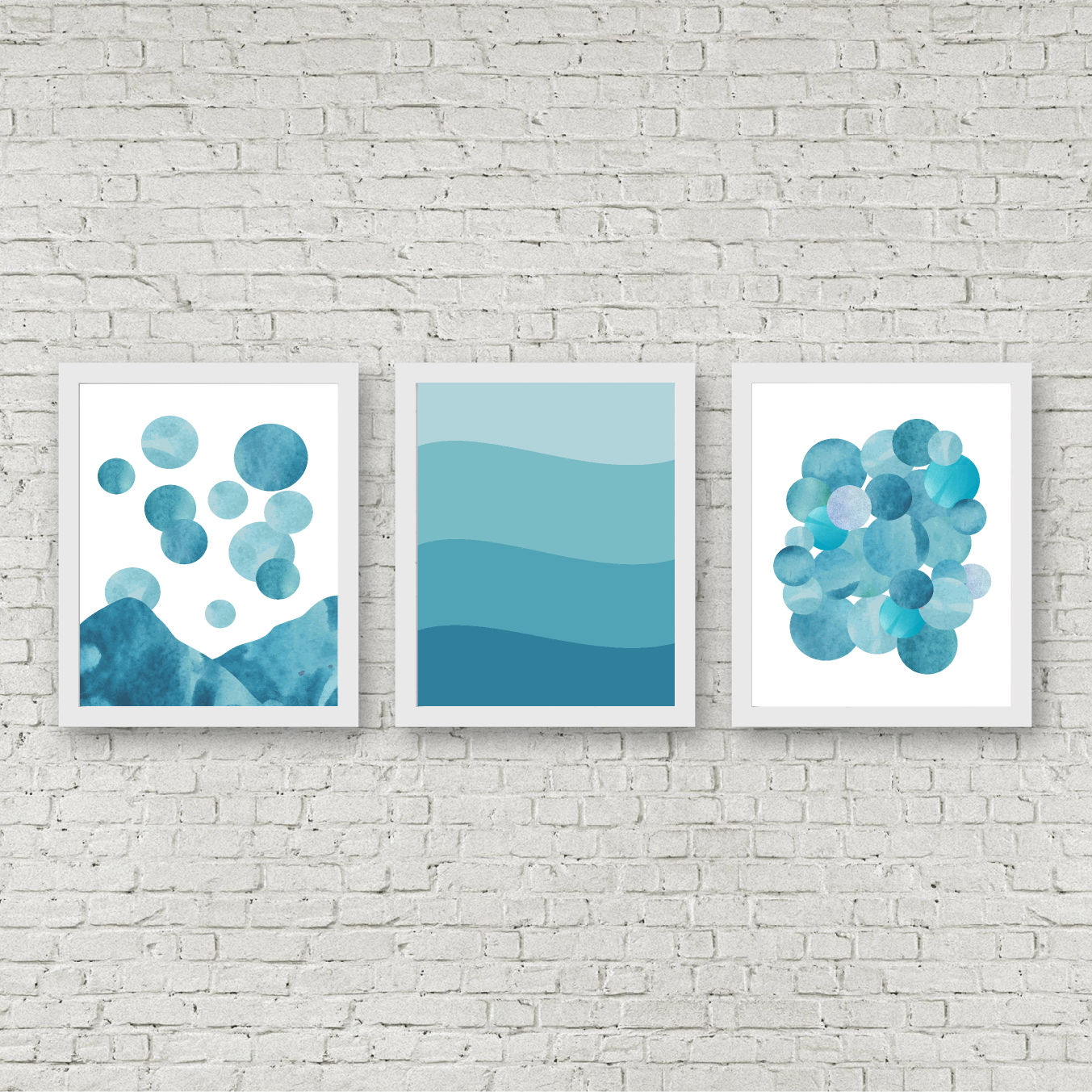 Blue Art Printable Set