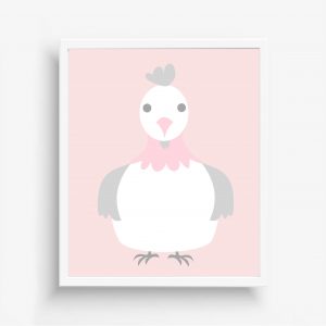 Girls Nursery Farm Chicken