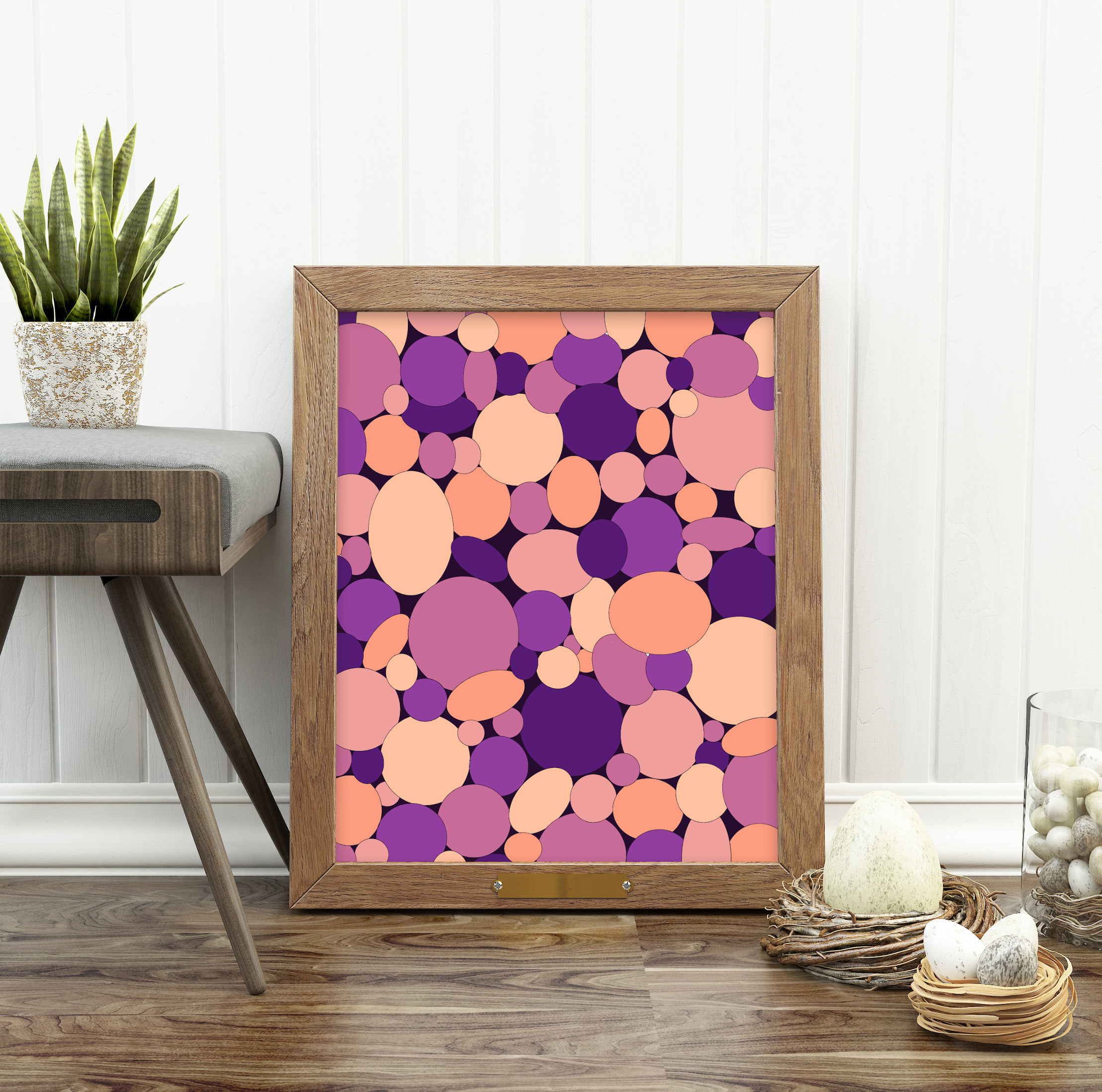 CirclesPurpleCoral