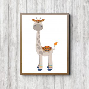 Gender Neutral Boho Giraffe