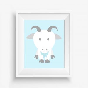 Boys Nursery Farm Goat